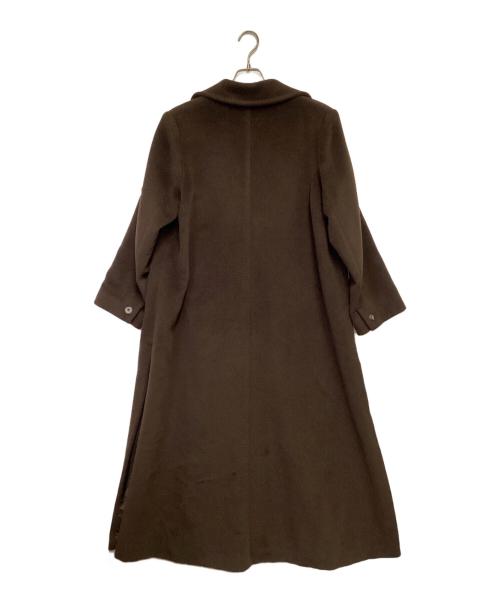 MaxMara（マックスマーラ）MaxMara (マックスマーラ) GITANO ダブルフェイスコート ブラウン サイズ:40の古着・服飾アイテム
