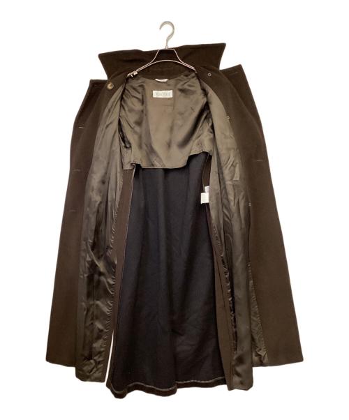 MaxMara（マックスマーラ）MaxMara (マックスマーラ) GITANO ダブルフェイスコート ブラウン サイズ:40の古着・服飾アイテム