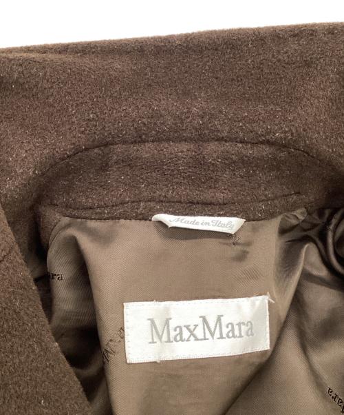 MaxMara（マックスマーラ）MaxMara (マックスマーラ) GITANO ダブルフェイスコート ブラウン サイズ:40の古着・服飾アイテム