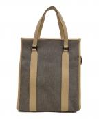 BURBERRY BLUE LABELバーバリー ブルー レーベル）の古着「トートバッグ」｜グレー×ベージュ