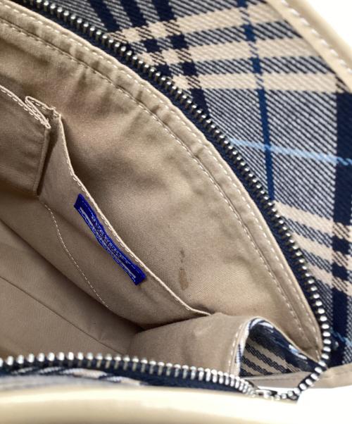 BURBERRY BLUE LABEL（バーバリー ブルー レーベル）BURBERRY BLUE LABEL (バーバリー ブルー レーベル) トートバッグ グレー×ベージュの古着・服飾アイテム