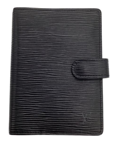 LOUIS VUITTON（ルイ ヴィトン）LOUIS VUITTON (ルイ ヴィトン) エピ アジェンダPM ノワール 手帳カバー ブラックの古着・服飾アイテム