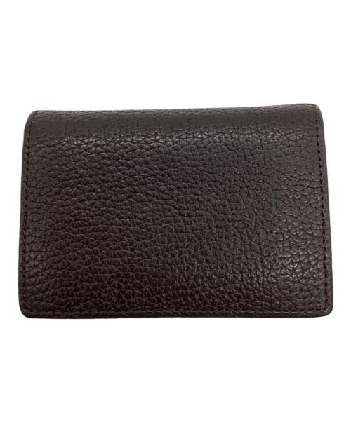 Vivienne Westwood（ヴィヴィアンウエストウッド）Vivienne Westwood (ヴィヴィアンウエストウッド) ダブルフラップ カードケース ブラウン×ベージュの古着・服飾アイテム
