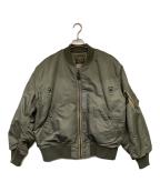 waiperワイパー）の古着「米軍 最初期型 MA-1フライトジャケット MIL-J-8279モデル」｜グリーン