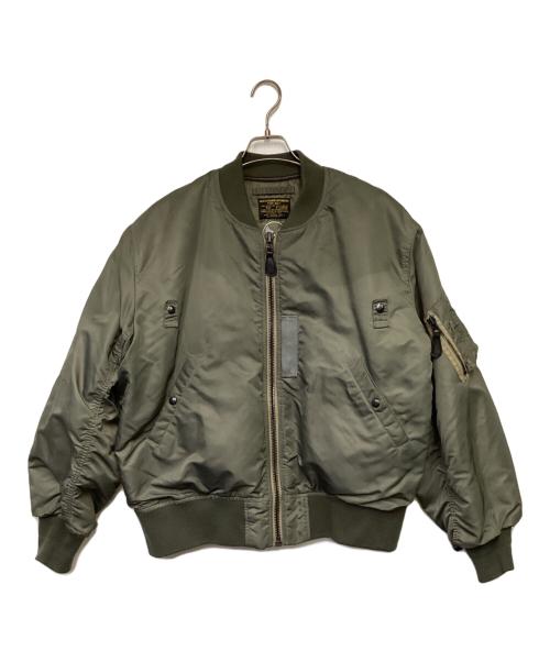 waiper（ワイパー）waiper (ワイパー) 米軍 最初期型 MA-1フライトジャケット MIL-J-8279モデル グリーン サイズ:XLの古着・服飾アイテム