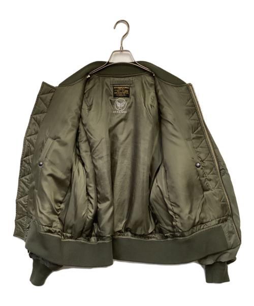 waiper（ワイパー）waiper (ワイパー) 米軍 最初期型 MA-1フライトジャケット MIL-J-8279モデル グリーン サイズ:XLの古着・服飾アイテム