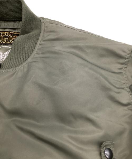 waiper（ワイパー）waiper (ワイパー) 米軍 最初期型 MA-1フライトジャケット MIL-J-8279モデル グリーン サイズ:XLの古着・服飾アイテム