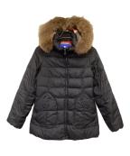BLUE LABEL CRESTBRIDGEブルーレーベルクレストブリッジ）の古着「ダウンジャケット」｜ブラック