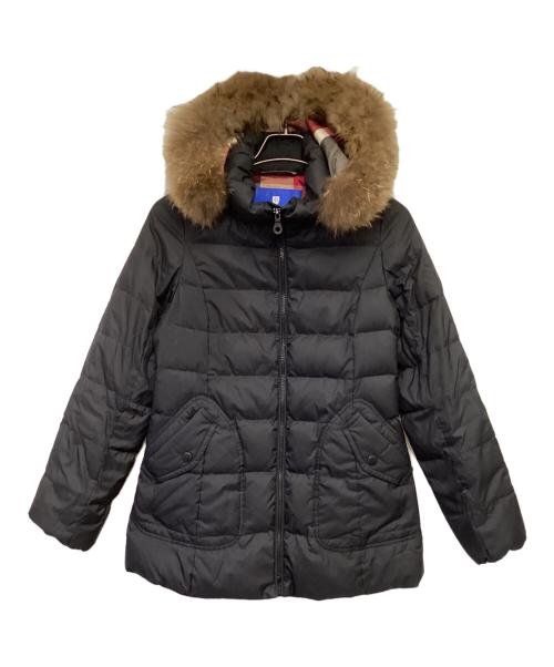 BLUE LABEL CRESTBRIDGE（ブルーレーベルクレストブリッジ）BLUE LABEL CRESTBRIDGE (ブルーレーベルクレストブリッジ) ダウンジャケット ブラック サイズ:40の古着・服飾アイテム