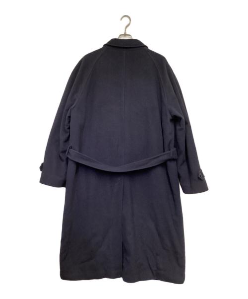L.L.Bean（エルエルビーン）L.L.Bean (エルエルビーン) ウール メルトン ステンカラーコート ネイビー サイズ:LARGEの古着・服飾アイテム
