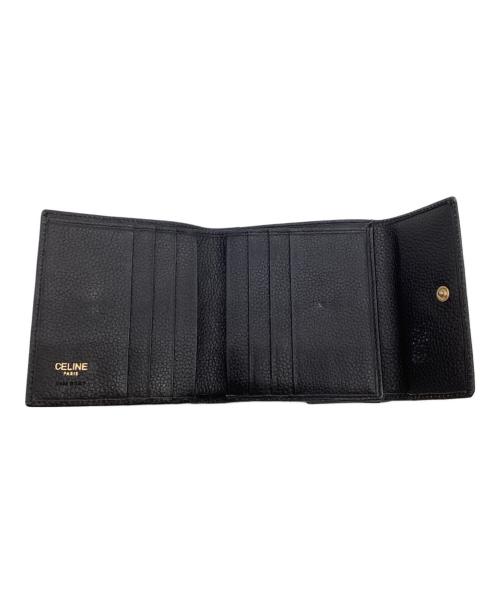 CELINE（セリーヌ）CELINE (セリーヌ) サークルロゴ 財布 ブラックの古着・服飾アイテム