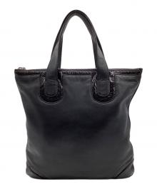 LOEWE（ロエベ）の古着「ナッパレザー トートバッグ」｜ブラック