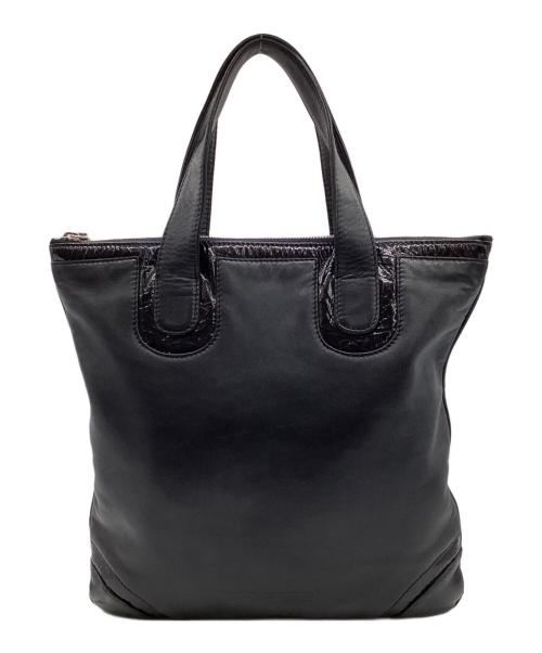 LOEWE（ロエベ）LOEWE (ロエベ) ナッパレザー トートバッグ ブラックの古着・服飾アイテム