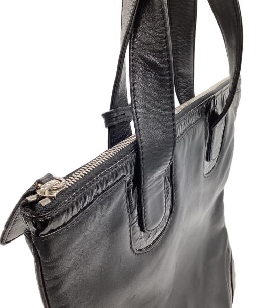 LOEWE（ロエベ）LOEWE (ロエベ) ナッパレザー トートバッグ ブラックの古着・服飾アイテム