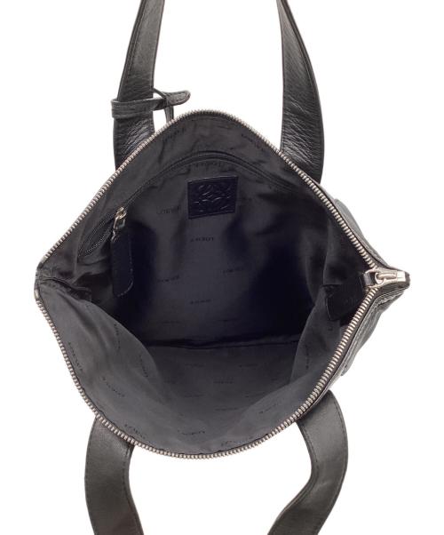 LOEWE（ロエベ）LOEWE (ロエベ) ナッパレザー トートバッグ ブラックの古着・服飾アイテム