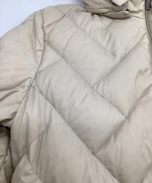 MONCLER（モンクレール）MONCLER (モンクレール) MELANIE（メラニー）キルティング ダウンコート アイボリーの古着・服飾アイテム