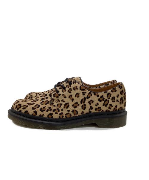 Dr.Martens×BEAMS（ドクターマーチン×ビームス）Dr.Martens×BEAMS (ドクターマーチン×ビームス) 別注 レオパード 3ホールシューズ サイズ:UK7の古着・服飾アイテム