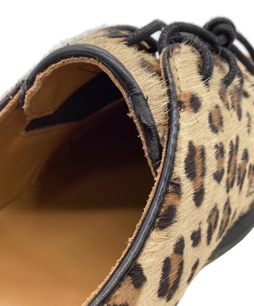 Dr.Martens×BEAMS（ドクターマーチン×ビームス）Dr.Martens×BEAMS (ドクターマーチン×ビームス) 別注 レオパード 3ホールシューズ サイズ:UK7の古着・服飾アイテム