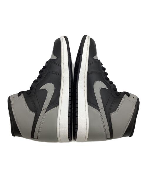 NIKE（ナイキ）NIKE (ナイキ) AIR JORDAN 1 RETRO HIGH OG（エア ジョーダン 1 レトロ ハイ オージー） ブラック×グレー サイズ:US8.5の古着・服飾アイテム