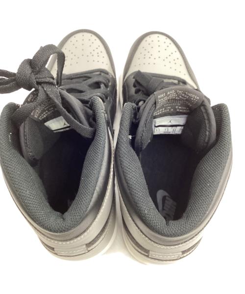 NIKE（ナイキ）NIKE (ナイキ) AIR JORDAN 1 RETRO HIGH OG（エア ジョーダン 1 レトロ ハイ オージー） ブラック×グレー サイズ:US8.5の古着・服飾アイテム