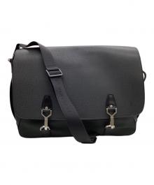 LOUIS VUITTON（ルイ ヴィトン）の古着「タイガ デルスー ショルダーバッグ」｜ブラック