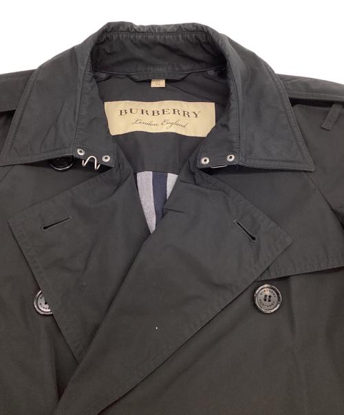 BURBERRY（バーバリー）BURBERRY (バーバリー) Amberford（アンバーフォード）トレンチコート ブラック サイズ:UK6の古着・服飾アイテム