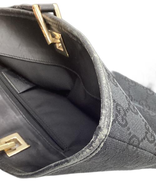 GUCCI（グッチ）GUCCI (グッチ) GGキャンバス トートバッグ ブラックの古着・服飾アイテム