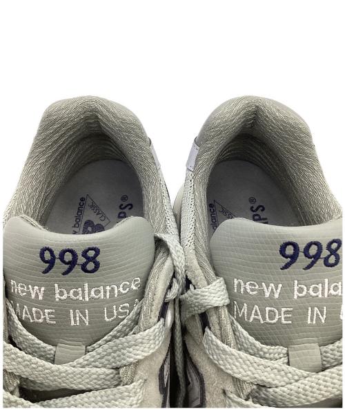 NEW BALANCE（ニューバランス）NEW BALANCE (ニューバランス) WTAPS (ダブルタップス) MADE in USA 998 スニーカー グレー サイズ:US9.5の古着・服飾アイテム