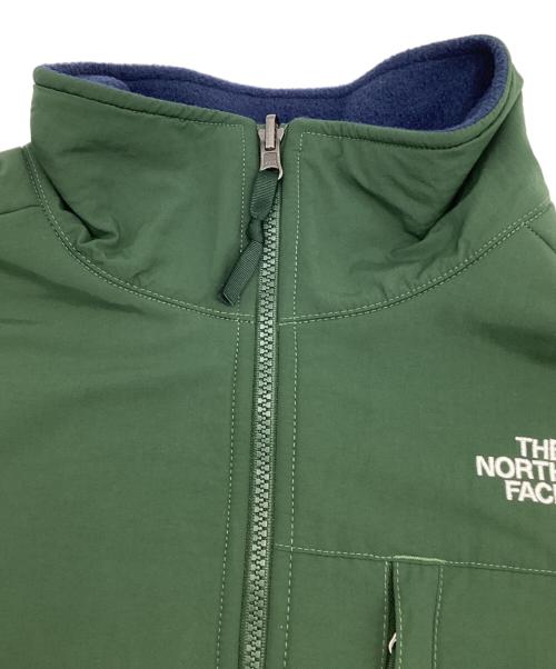 THE NORTH FACE（ザ ノース フェイス）THE NORTH FACE (ザ ノース フェイス) Denali Jacket（デナリジャケット） グリーン×ネイビー サイズ:L（実寸値要確認）の古着・服飾アイテム