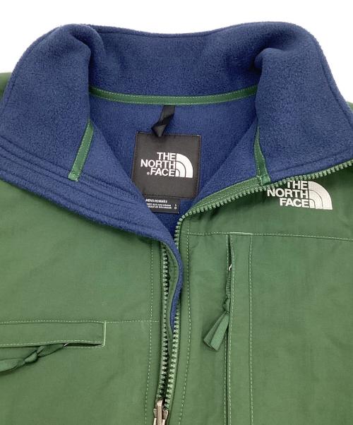 THE NORTH FACE（ザ ノース フェイス）THE NORTH FACE (ザ ノース フェイス) Denali Jacket（デナリジャケット） グリーン×ネイビー サイズ:L（実寸値要確認）の古着・服飾アイテム