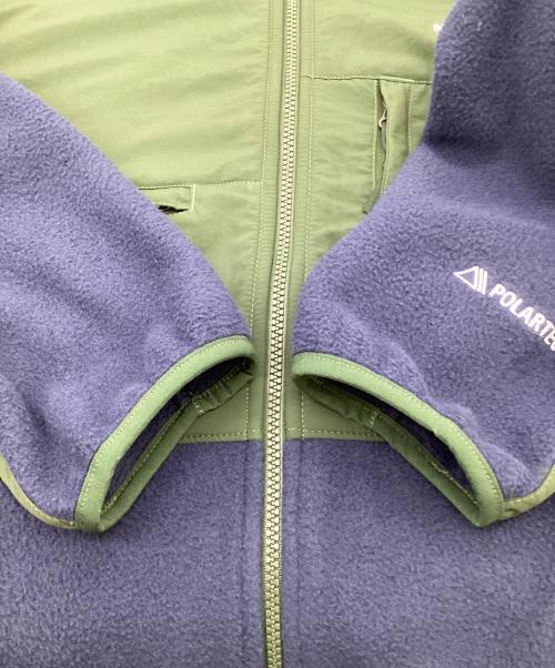 THE NORTH FACE（ザ ノース フェイス）THE NORTH FACE (ザ ノース フェイス) Denali Jacket（デナリジャケット） グリーン×ネイビー サイズ:L（実寸値要確認）の古着・服飾アイテム