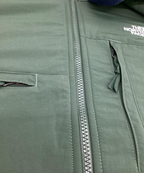 THE NORTH FACE（ザ ノース フェイス）THE NORTH FACE (ザ ノース フェイス) Denali Jacket（デナリジャケット） グリーン×ネイビー サイズ:L（実寸値要確認）の古着・服飾アイテム