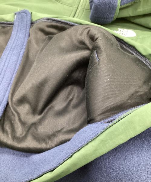 THE NORTH FACE（ザ ノース フェイス）THE NORTH FACE (ザ ノース フェイス) Denali Jacket（デナリジャケット） グリーン×ネイビー サイズ:L（実寸値要確認）の古着・服飾アイテム