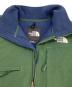 中古・古着 THE NORTH FACE (ザ ノース フェイス) Denali Jacket（デナリジャケット） グリーン×ネイビー サイズ:L（実寸値要確認）：12000円
