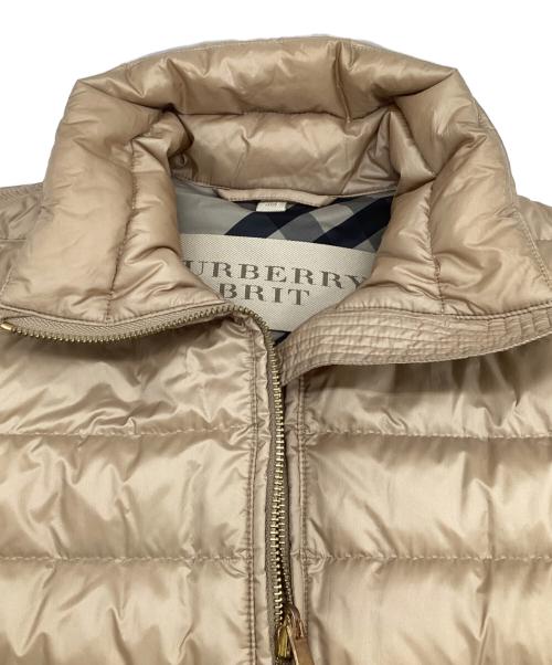 BURBERRY BRIT（バーバリーブリット）BURBERRY BRIT (バーバリーブリット) ダウンライナー付 ジャケット ベージュ サイズ:UK4の古着・服飾アイテム