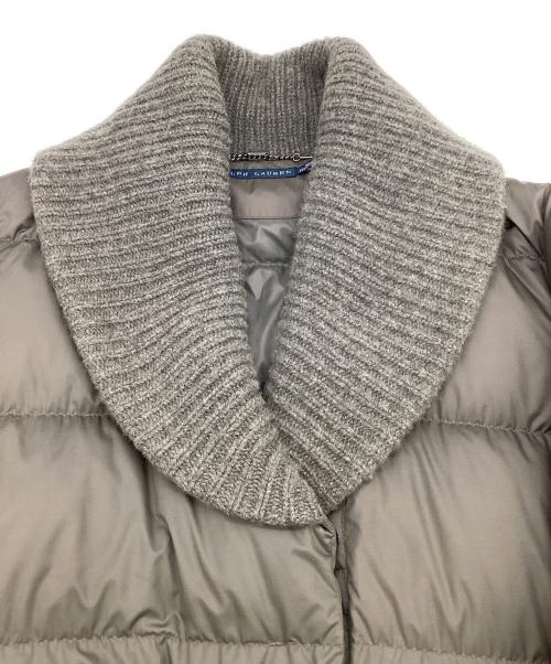 RALPH LAUREN（ラルフローレン）RALPH LAUREN (ラルフローレン) ショールカラー ダウンコート グレー サイズ:XL（実寸値要確認）の古着・服飾アイテム