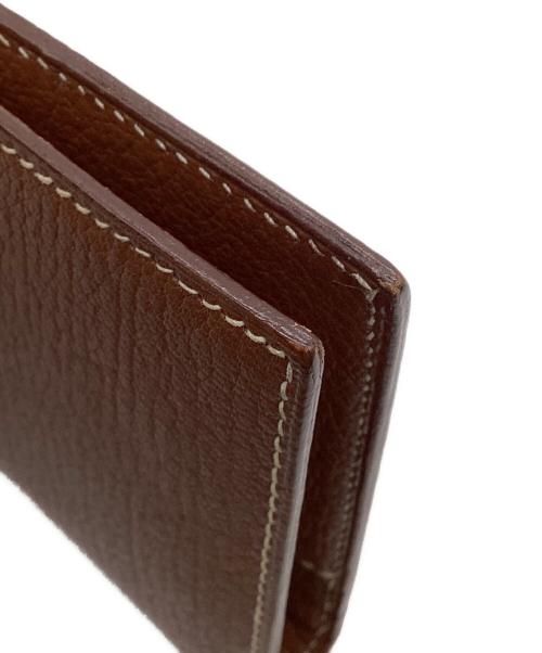 HERMES（エルメス）HERMES (エルメス) ベアン クラシック シェーブル 長財布 ブラウンの古着・服飾アイテム