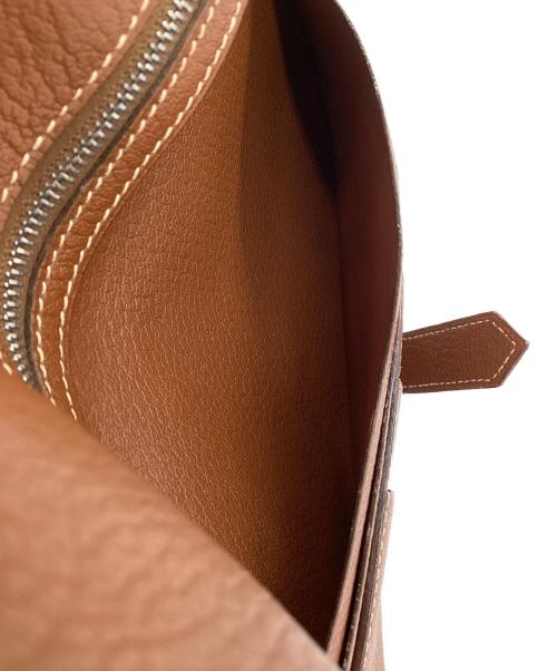HERMES（エルメス）HERMES (エルメス) ベアン クラシック シェーブル 長財布 ブラウンの古着・服飾アイテム