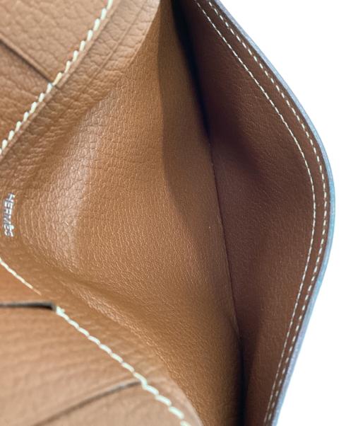 HERMES（エルメス）HERMES (エルメス) ベアン クラシック シェーブル 長財布 ブラウンの古着・服飾アイテム
