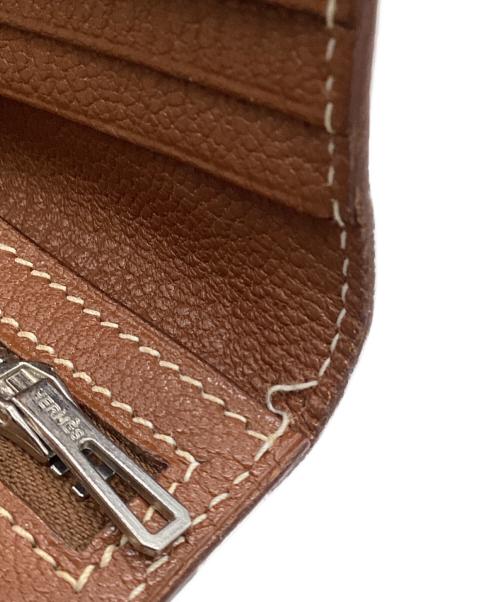 HERMES（エルメス）HERMES (エルメス) ベアン クラシック シェーブル 長財布 ブラウンの古着・服飾アイテム