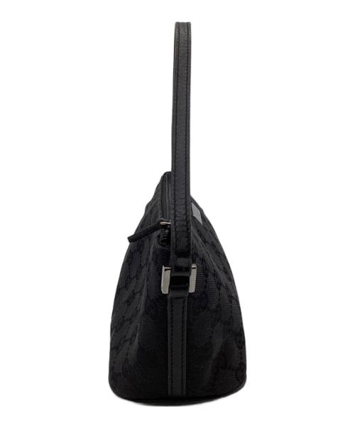 GUCCI（グッチ）GUCCI (グッチ) GGキャンバス アクセサリーポーチ ブラックの古着・服飾アイテム