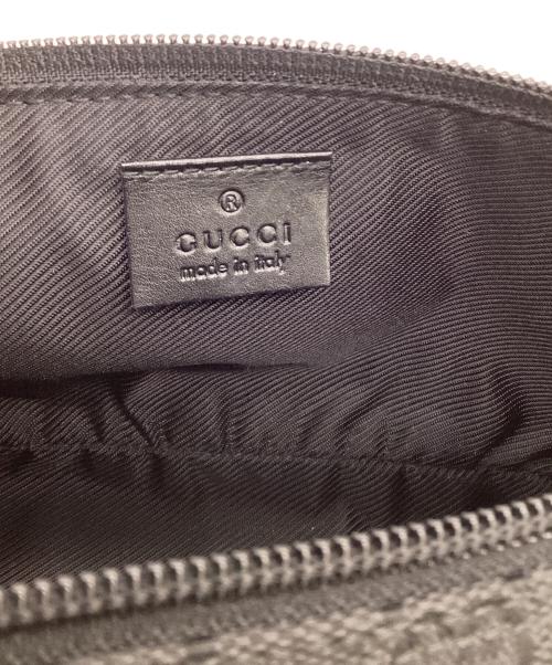 GUCCI（グッチ）GUCCI (グッチ) GGキャンバス アクセサリーポーチ ブラックの古着・服飾アイテム