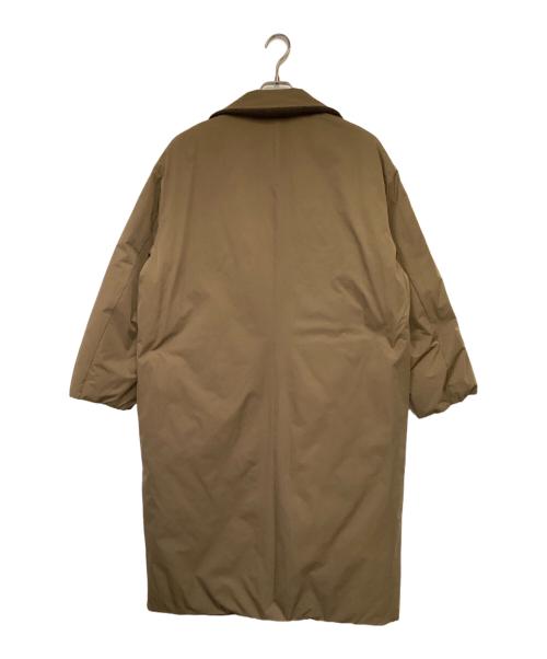 boutique ordinary（ブティークオーディナリー）boutique ordinary (ブティークオーディナリー) リバーシブルチェスターダウンコート ブラウン サイズ:Fの古着・服飾アイテム