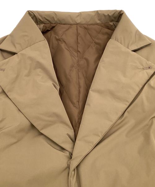 boutique ordinary（ブティークオーディナリー）boutique ordinary (ブティークオーディナリー) リバーシブルチェスターダウンコート ブラウン サイズ:Fの古着・服飾アイテム