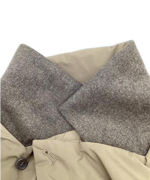boutique ordinary（ブティークオーディナリー）boutique ordinary (ブティークオーディナリー) リバーシブルチェスターダウンコート ブラウン サイズ:Fの古着・服飾アイテム