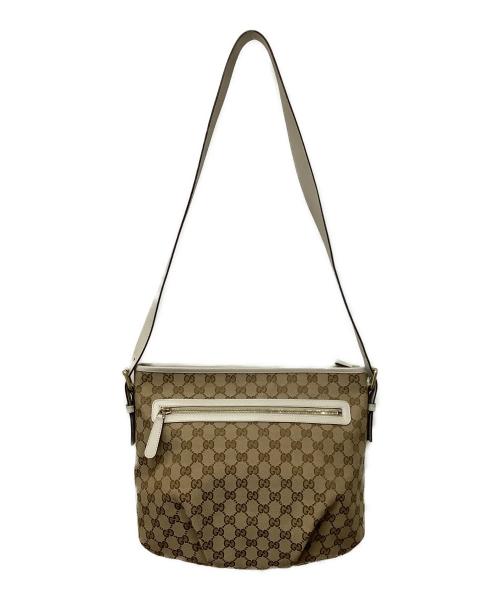 GUCCI（グッチ）GUCCI (グッチ) ショルダーバッグ ブラウン GG 388930 527066の古着・服飾アイテム