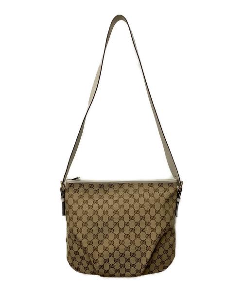 GUCCI（グッチ）GUCCI (グッチ) ショルダーバッグ ブラウン GG 388930 527066の古着・服飾アイテム