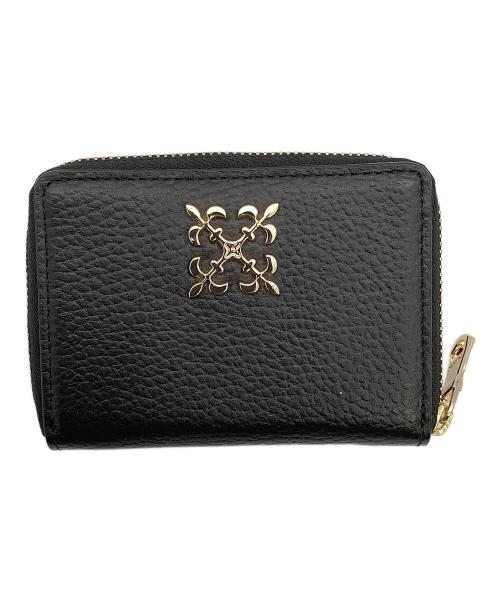 russet（ラシット）russet (ラシット) 2023AWモノグラムプレートスモールウォレット3つ折り財布 SO-382 ブラックの古着・服飾アイテム