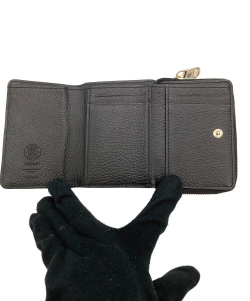 russet（ラシット）russet (ラシット) 2023AWモノグラムプレートスモールウォレット3つ折り財布 SO-382 ブラックの古着・服飾アイテム