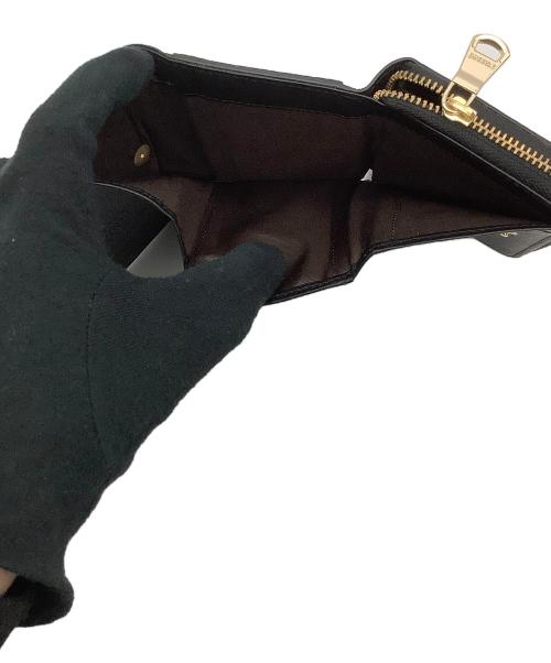 russet（ラシット）russet (ラシット) 2023AWモノグラムプレートスモールウォレット3つ折り財布 SO-382 ブラックの古着・服飾アイテム